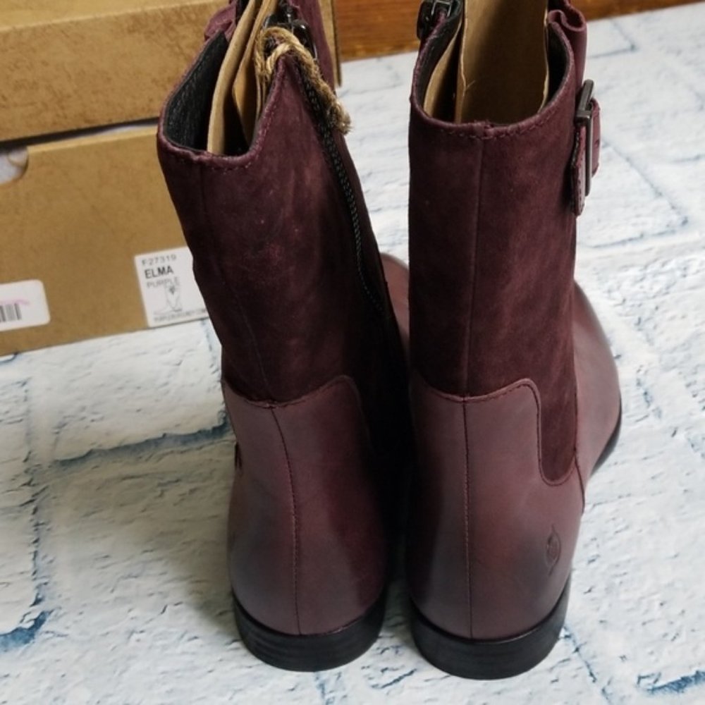 NWT Born Elma Suede and Leather Boot - Picture 5 of 7